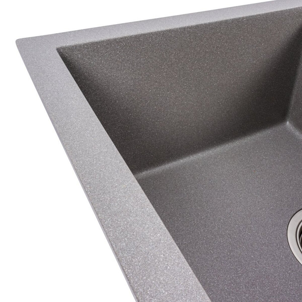 Гранітна мийка VALESO CRIPTA 6550 матова Сірий мусон Коломыя - изображение 4