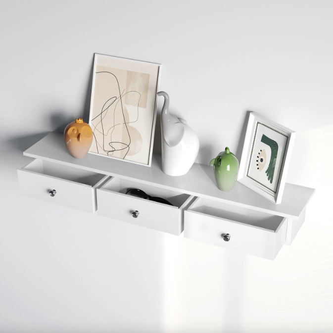 Полиця настінна Leobert Corner три шухляди білий Киев - изображение 4