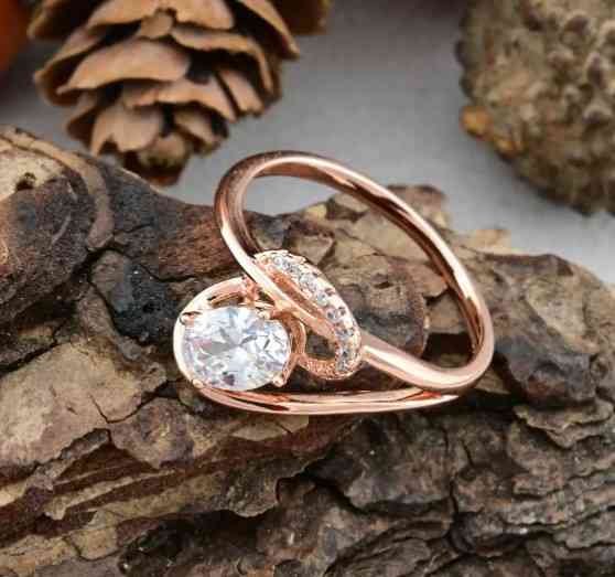 Кольцо Xuping 14630, 20 размер (ширина 10мм), белые фианиты, позолота РО Киев