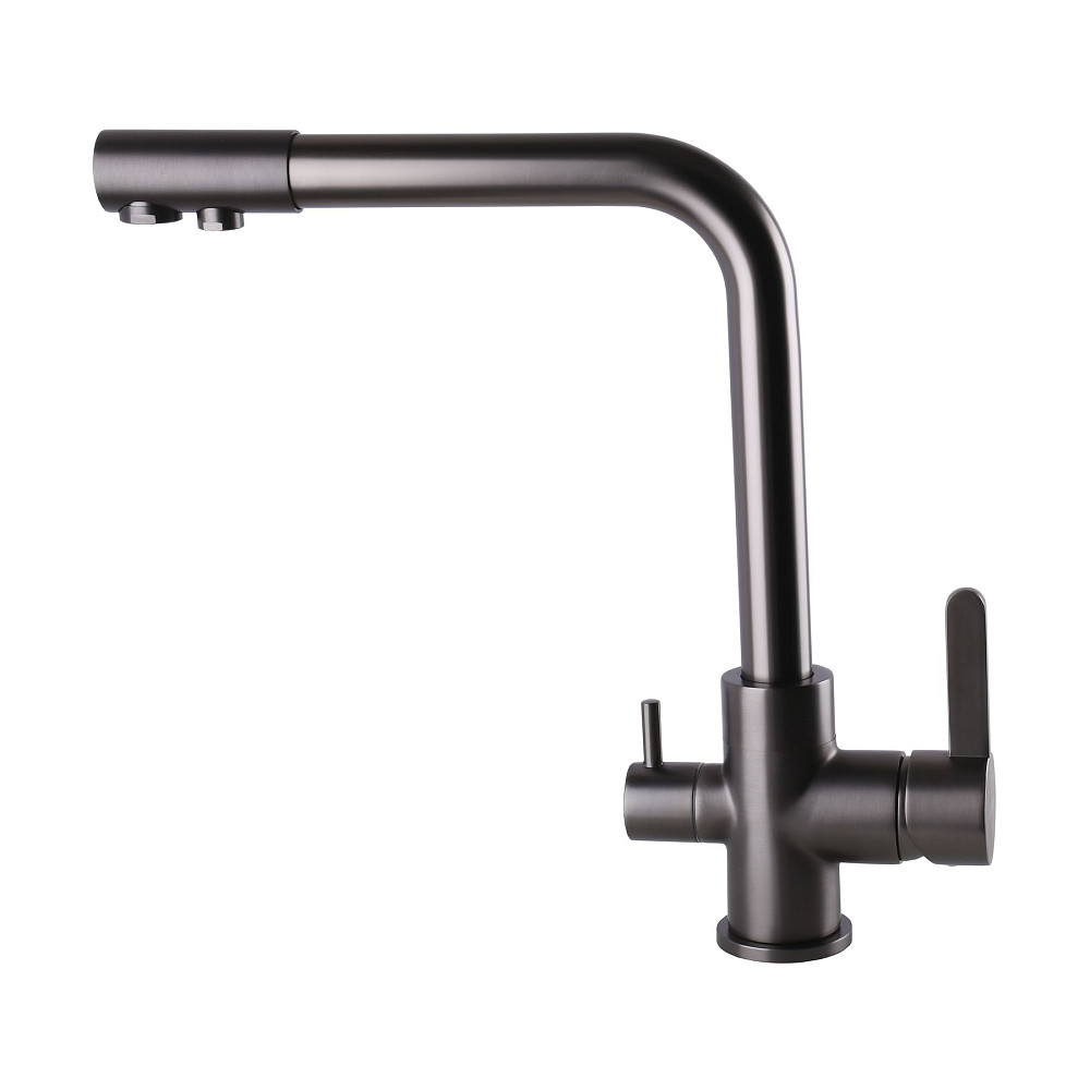 Змішувач для кухні під осмос Globus Lux LAZER GLLR-0444-11-GRAPHITE Луцк - изображение 4