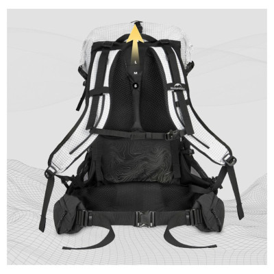 Рюкзак туристический Naturehike Helium CNK2450XB016, 40 л, білий, M (6976507668088) Вінниця - фото 8