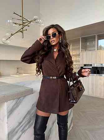 Жіночий стильний романтичний костюм: шорти + жакет замш на дайвінгу Одеса