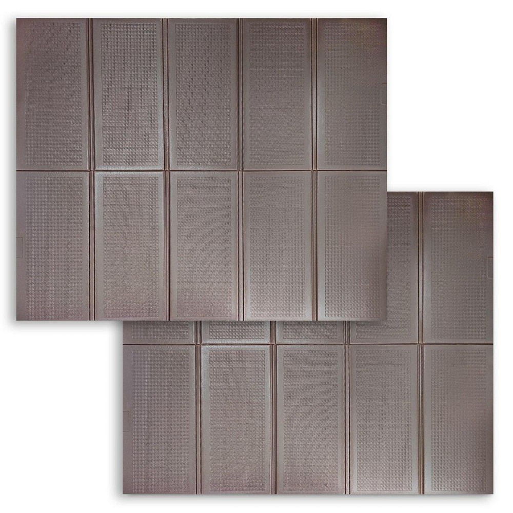 Детский складной термоковрик однотонный 2000х1500х10мм Коричневый (298) SW-00001189 Киев - изображение 2