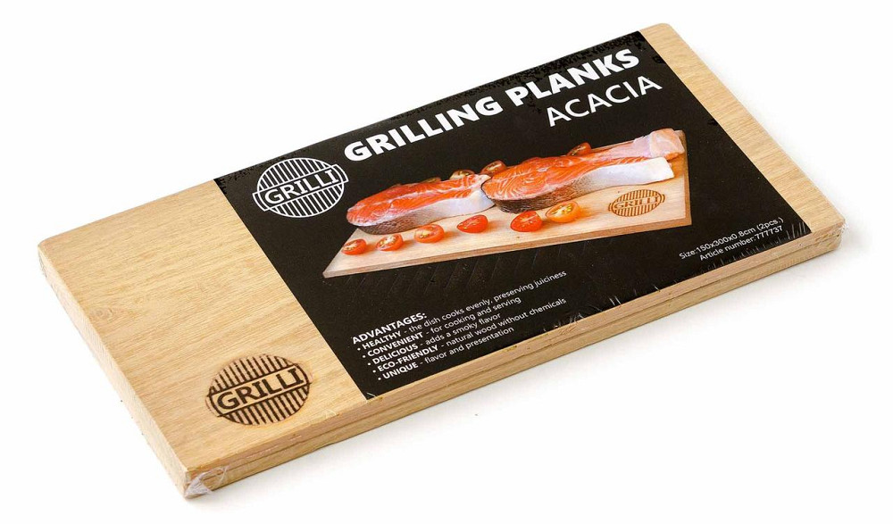 Планки для гриля из акации 30x15x0,8 см 2 шт GRILLI 777737 Код: 007135 Ровно - изображение 4