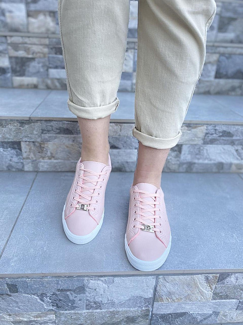 BBG Сліпони жіночі B.B.G рожевий/срібло (весна-осінь, еко-шкіра) (2506) 36-41 Коломия - фото 2