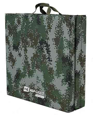 Мат гимнастический Hop-Sport HS-065FM 5см твердый хаки Киев