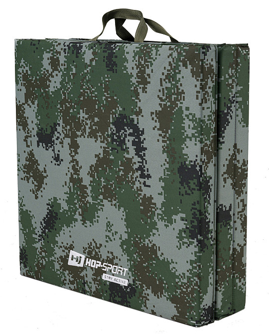 Мат гимнастический Hop-Sport HS-065FM 5см твердый хаки Киев - изображение 2