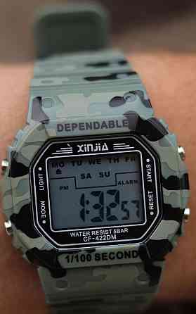 Мужские тактические часы Xinjia камуфляжные Цифровые Секундомер/таймер. Киев
