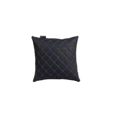 Подушка EVAtech ECO 30x30 см чорна з синьою ниткою (SPSCSBL) Винница