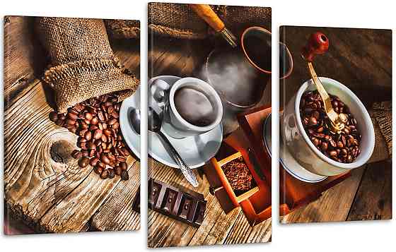 Модульная картина Кофе Art-166_3 100x150 см Киев