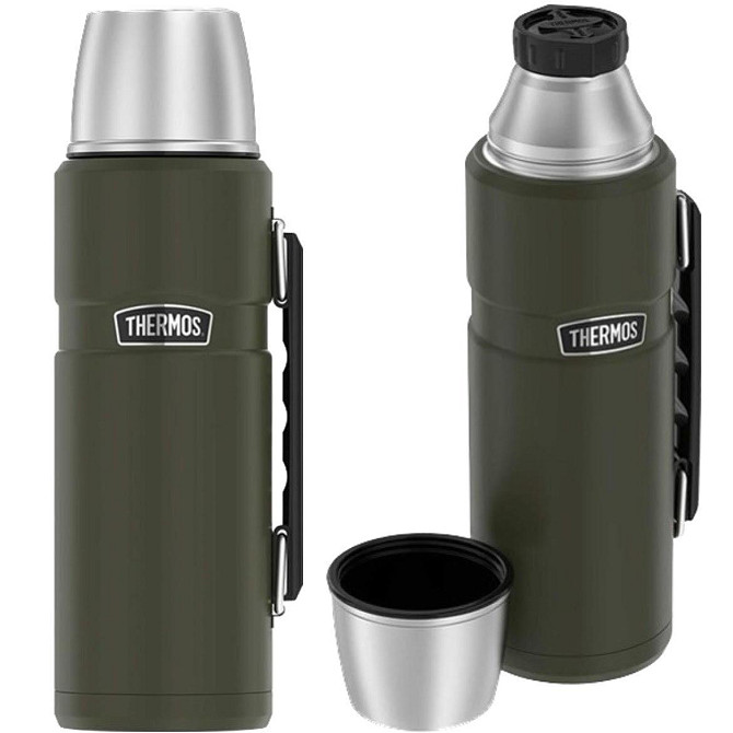 Универсальный Термос 1.2 литра с ручкой для напитков Thermos 