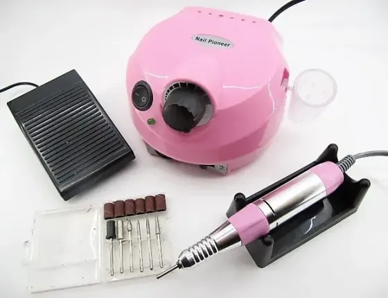 Фрезер для маникюра и педикюра DM 202 (45000 оборотов , 65 вт) розовый Киев
