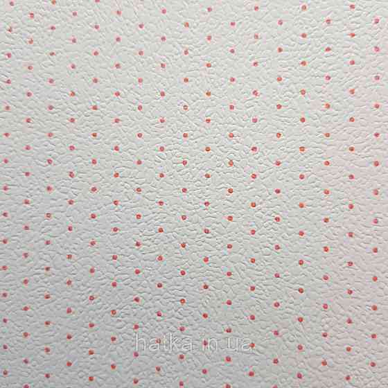 Обои виниловые на флизелине 0.53х10 Rasch Textil Petite Fleur 5 точки красные на белом Киев