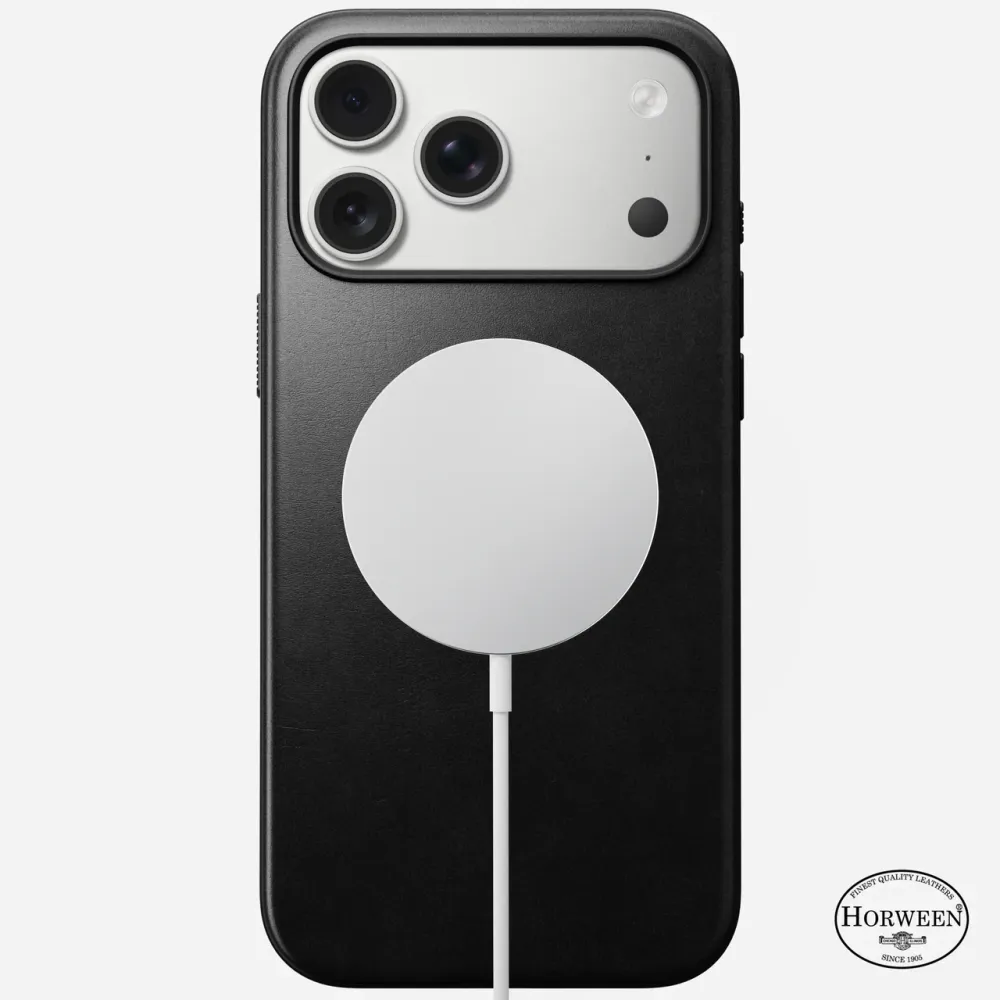 Iphone 17 Pro Кожаный чехол Магсейф (черный) Одесса - изображение 3