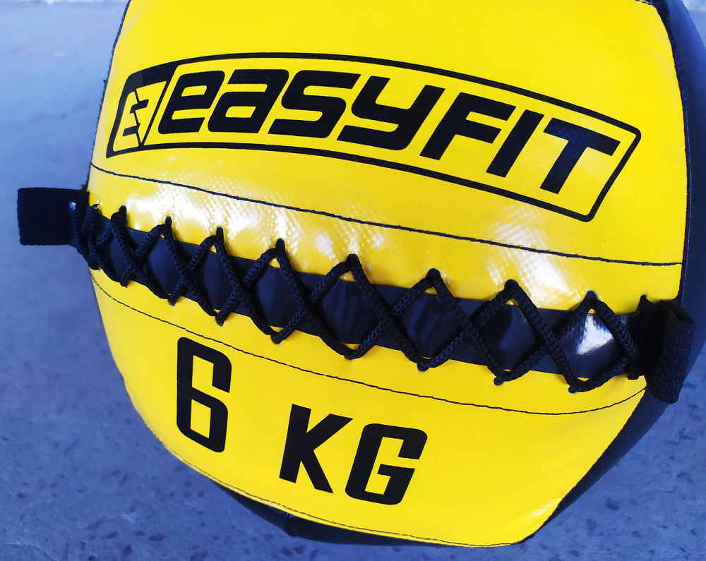Медичний м'яч EasyFit Wall Ball (медбол, волболл) 6 кг Коломия - фото 2