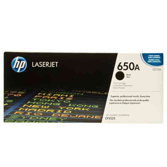 Черный тонер HP CE270A для серии Color Laserjet CP5525, Enterprise M750 Киев