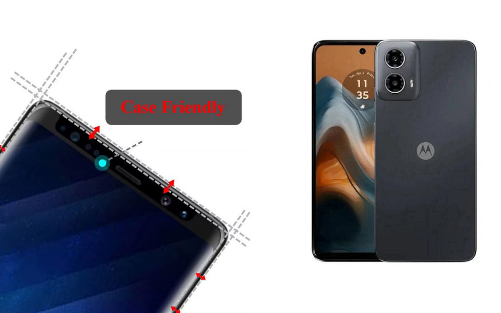 Защитное стекло HyperGlass Pro для Motorola Moto G34 5G – максимальная чувствительность и защита Киев - изображение 4