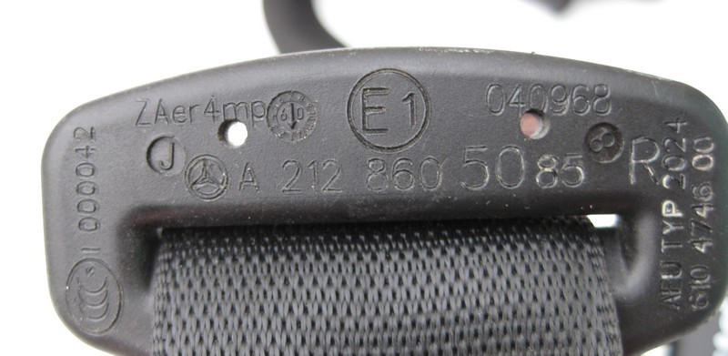 Mercedes-Benz  A2128605085 Ремінь безпеки передній правий чорний E-Class W212 Одеса - фото 2