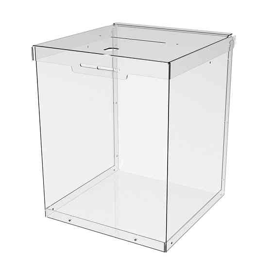 Ящик EKOSTAR с замком для пожертвований и сбора денег 200x200x250. Объем 10 литров Киев