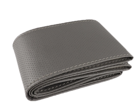 Чехол на руль из кожзама 37-38 см, черный Киев