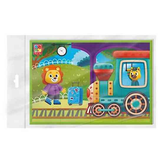 Детские развивающие мягкие пазлы 