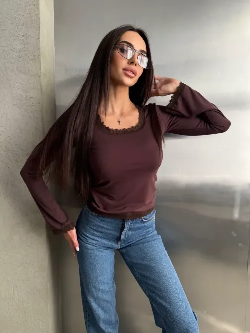 Женская блуза с кружевом Одесса - изображение 17