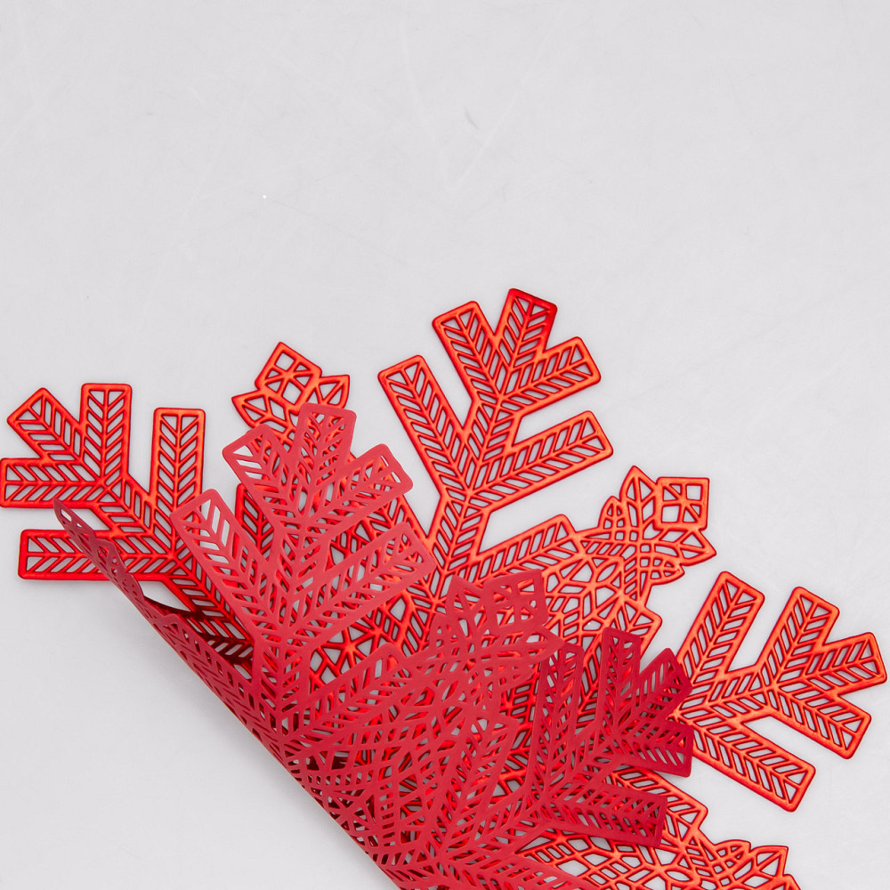 Коврик для сервировки стола Snowflake 38 см, красное золото HP-36327-14 Киев - изображение 2