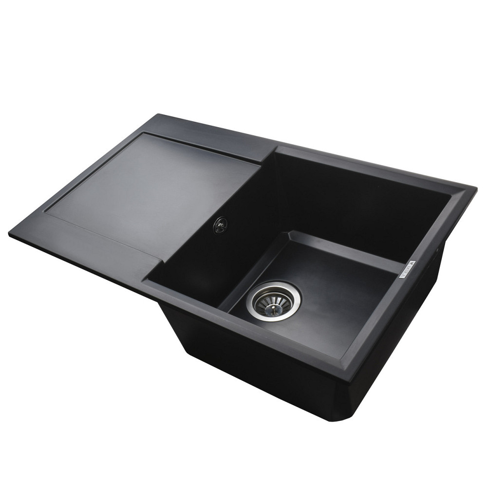 Гранітна мийка Mira KONIA чорний 790 х 500 мм (000028785) Київ - фото 4