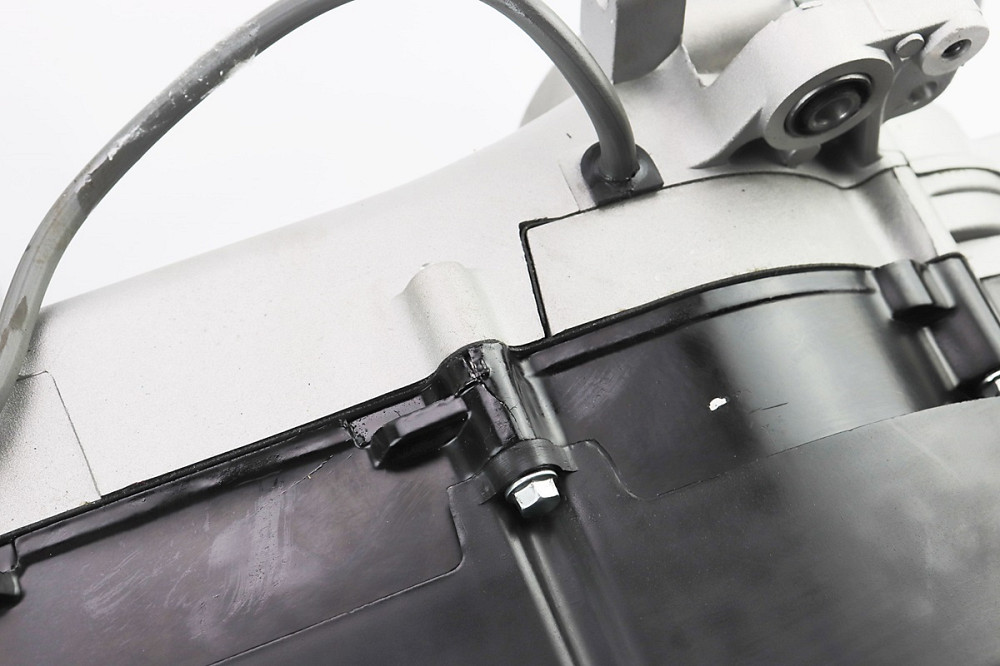 УЦІНКА Двигун скутерний у зборі 125куб (короткий варіатор, довгий вал) New (незначна тріщина кришки варіатора, див. фото) Киев - изображение 2