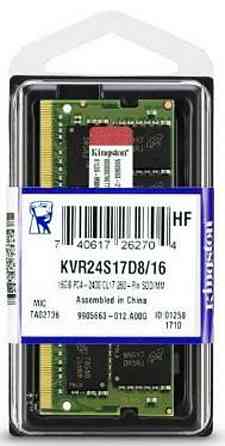 DDR4 Kingston 16GB 2400MHz CL17 SODIMM Київ