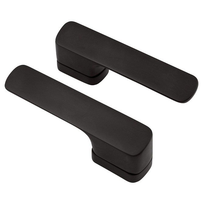 Дверная ручка на розетке M&T Minimal2.0 147797 Right TIN-K титан/черный матовый, в комплекте с WC Киев - изображение 3