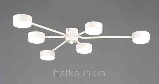 Люстра стельова світлодіодна VALESO N6711/6 кругла GX53 Білий Київ