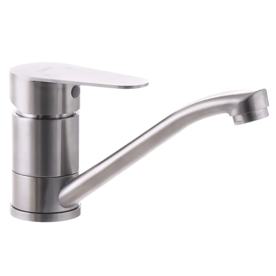 Смеситель для умывальника из нерж. стали SUS304 Zerix ASA-004-15cm (ZX3141) Киев