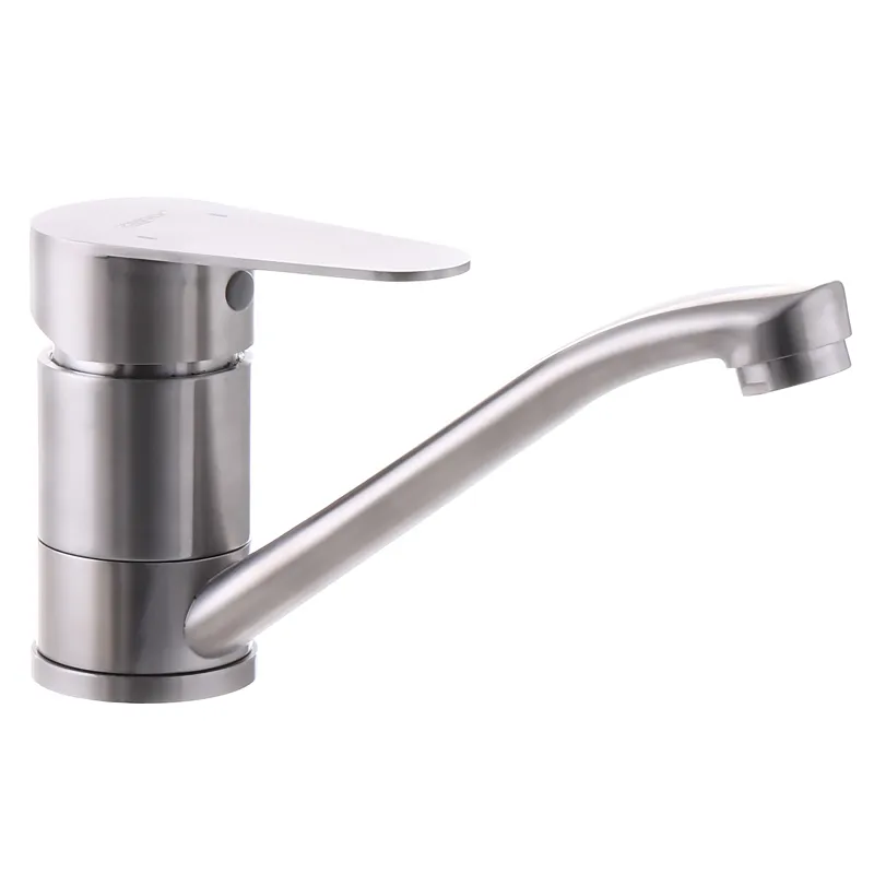 Смеситель для умывальника из нерж. стали SUS304 Zerix ASA-004-15cm (ZX3141) Киев - изображение 1