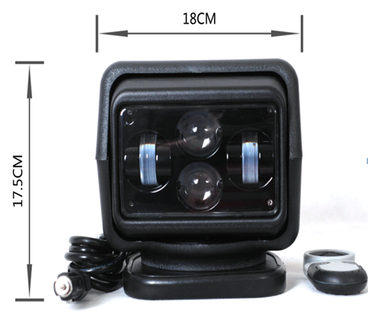 Прожектор  4800Lm Черный 12В для лодок катеров яхт Киев
