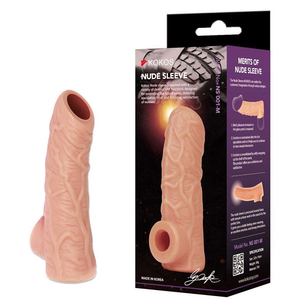 Насадка на член Kokos Nude Sleeve NS 001 M Sex Aura Киев - изображение 4
