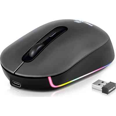 Мышка REAL-EL RM-470W Wireless/Bluetooth Dark Gray (EL123200049) Винница