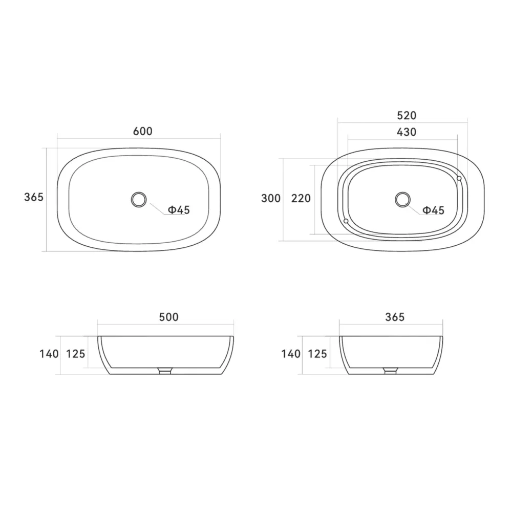 Раковина-чаша Qtap Cardinal 600х380х140 мм White QT04116257W Киев - изображение 8