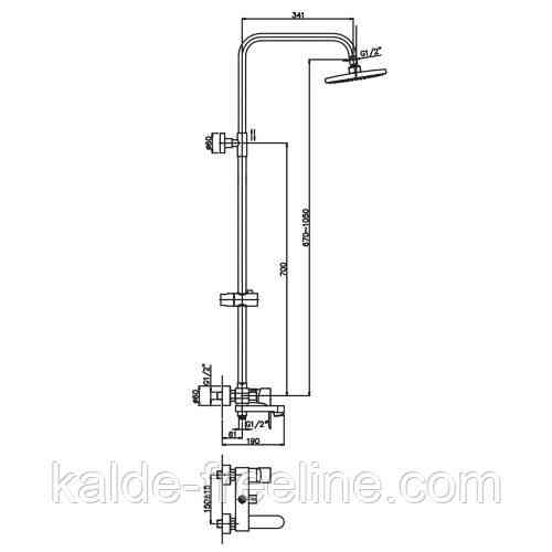Душевая колонна HAIBA MILANO 003-J Харьков
