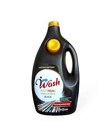 🖤 Ira Wash BLACK Premium 6.3 л | Пральний гель для чорного одягу | З ополіскувачем | 140 прань 🧺 Київ