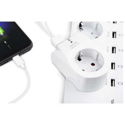 Зарядний пристрій REAL-EL 2*USB 10W (CS-25) Вінниця - фото 6