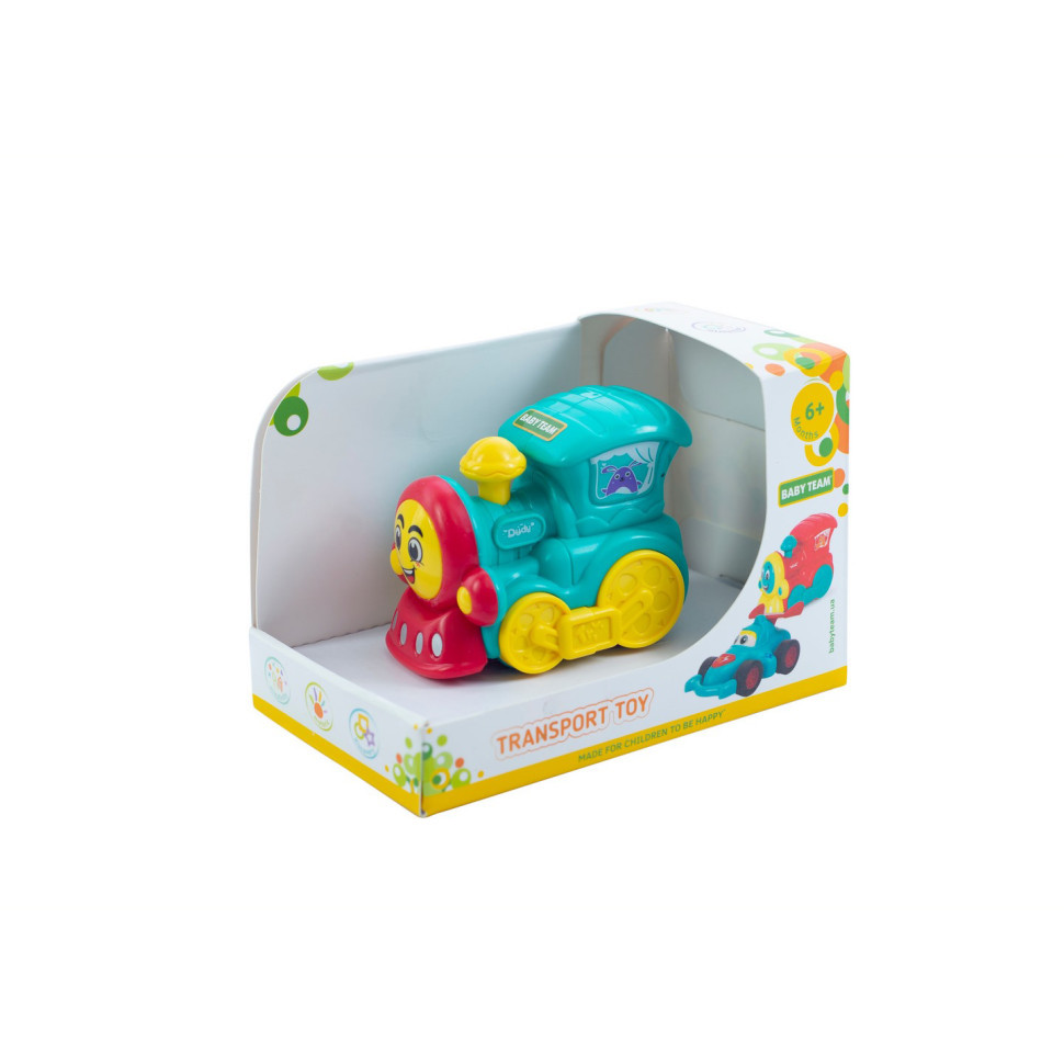 Дитяча іграшкова машинка "Паровозик" 8620_паровозик_бірюзовий Вінниця - фото 2