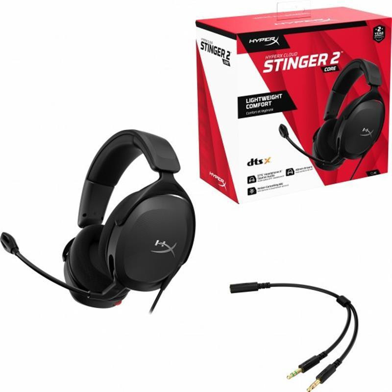 Гарнітура HyperX Cloud Stinger 2 Core PC 3.5mm Black (683L9AA) Чорний Харьков - изображение 3