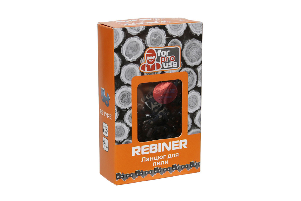 Ланцюг Rebiner (Латвія) на бензопилу – 50 ланок, крок 3/8", для твердих порід деревини, шина 35 см Львів - фото 3