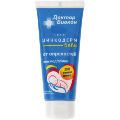Детский крем Біокон Врач Цинкодерм беби против опрелостей 60 г (4820160036161) Винница - изображение 1