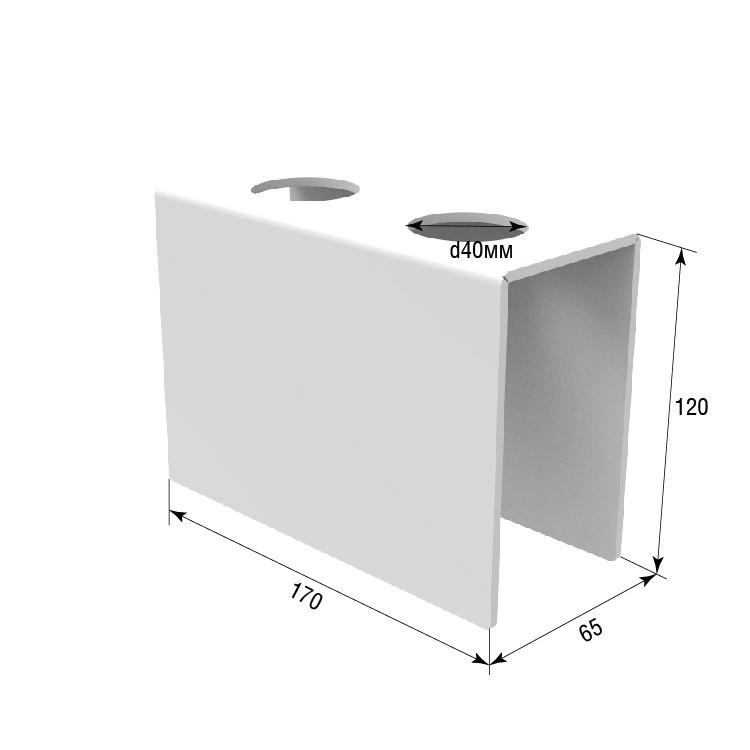 Подставка EKOSTAR для вафельного рожка на 2шт. Белая. Акрил 2 мм Киев - изображение 3