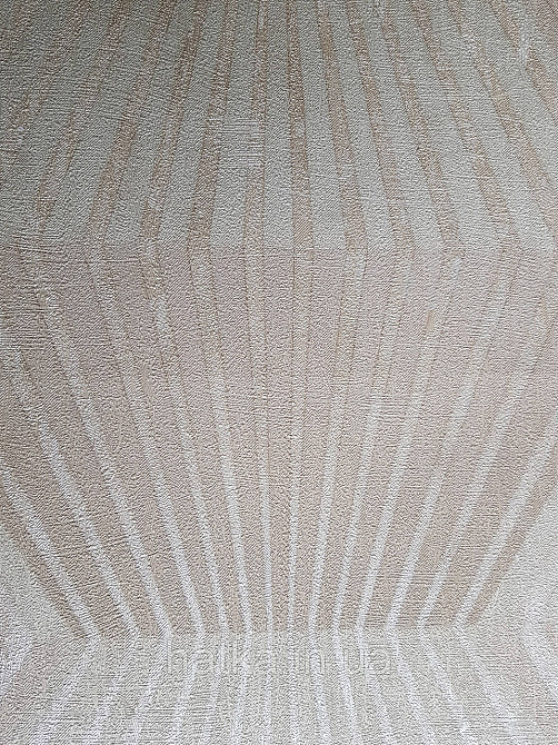 Шпалери метрові вінілові на флізелін AS creation Premium фігури ромби золотисті смуги на жовто-коричневому 3д Київ - фото 3