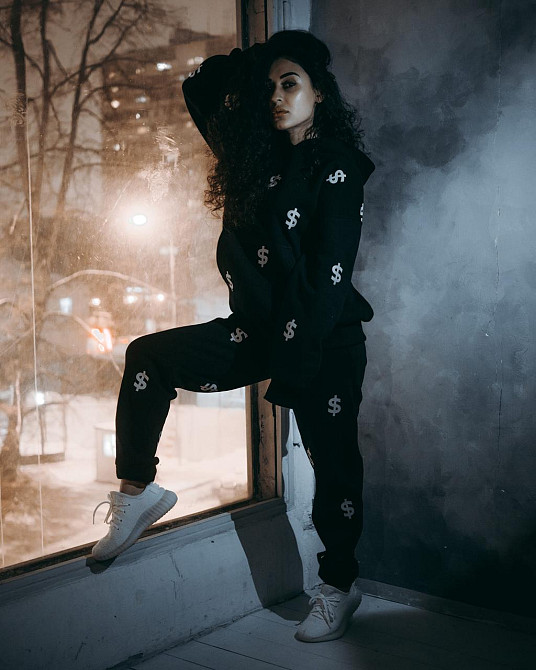 Костюм унісекс із світловідбиваючими доларами | Худі + джогери Чернівці - фото 4