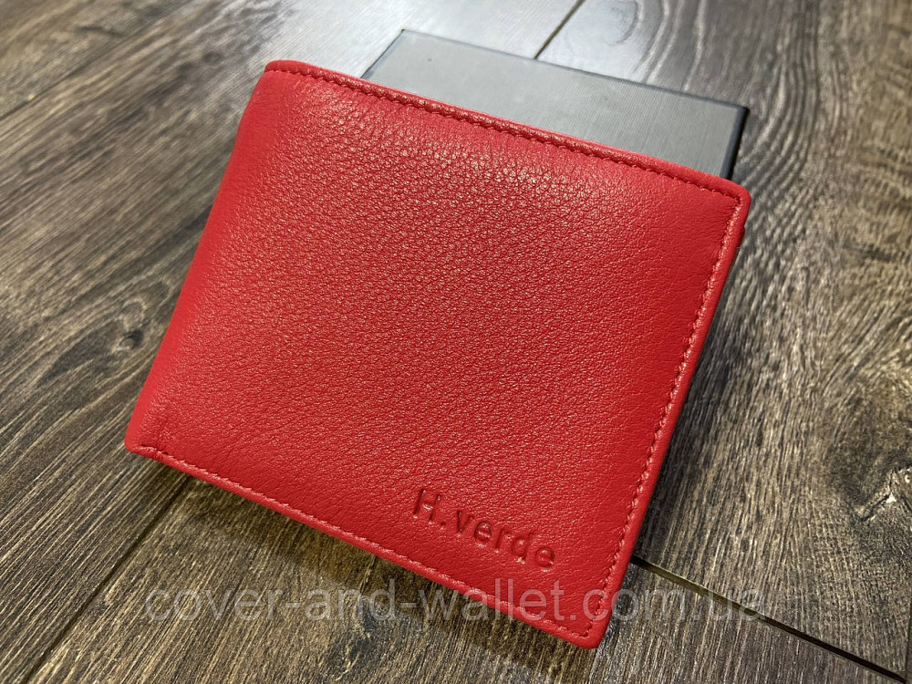 Маленький шкіряний жіночий гаманець на магнітах із затиском Helen Verde Київ - фото 2