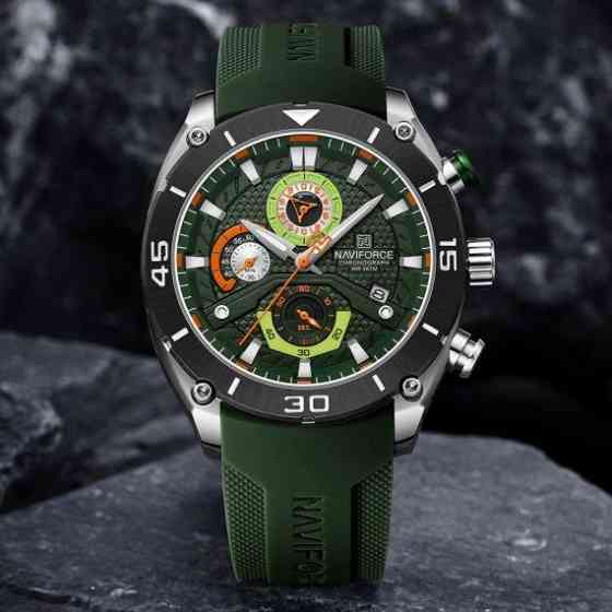 Годинник чоловічий наручний Naviforce Faster Зелений Вінниця
